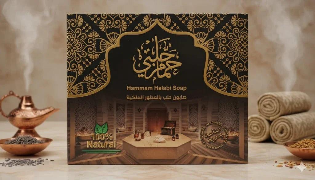 صابون حمّام حلبي بالعود الملكي – 100% طبيعي — صورة 2 من 6
