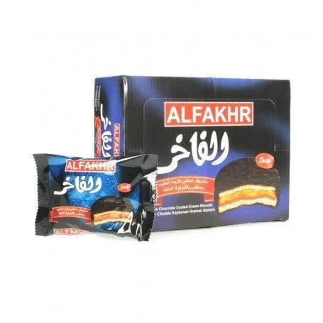 الفاخر ويفر مغطى بالشوكولاتة الداكنة